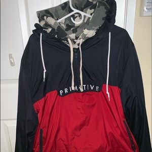 Combo: Primitive windbreaker & It’s Lit hoodie